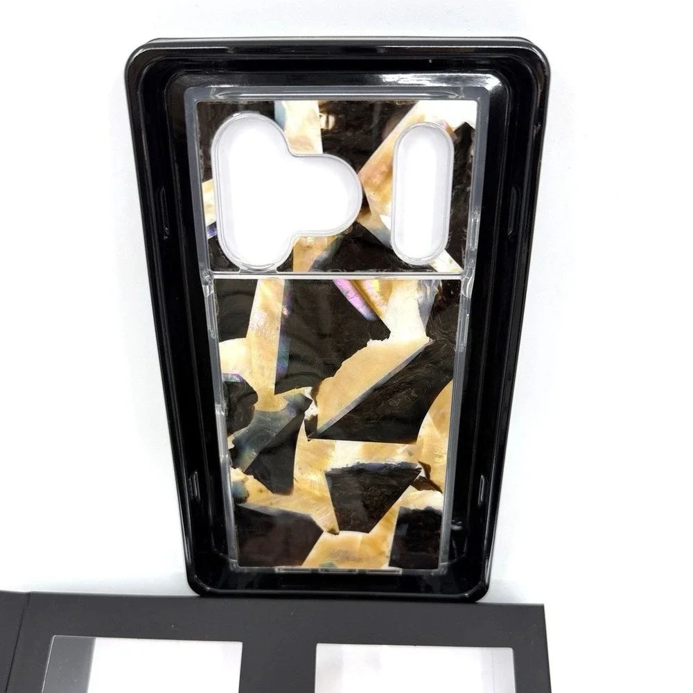 Flaunt Brown Abalone Square Case iPhone 17 Pro 6.3